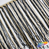 7 1/2" Chainette Fringe with Gold Chain Link