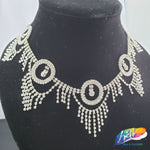 2 5/8" Silver Crystal Dreamcatcher Rhinestone Fringe, RF-014
