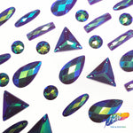 Matte Purple AB Resin Stones, SSAB15