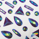 Matte Purple AB Resin Stones, SSAB15
