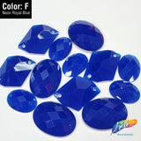 Neon (Matte) Royal Blue Resin Stones