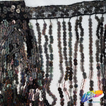 Color AB Sequins Fringe (6" 12" 16"), SEQ-001 AB