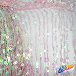 Color AB Sequins Fringe (6" 12" 16"), SEQ-001 AB