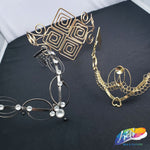 Gunmetal Wire Tiara Base with Crystal Rhinestones