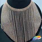 6" Crystal Rhinestone Cupchain Fringe, RF-042