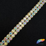 2-Row Crystal Rhinestone Trim, A-002