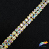 2-Row Crystal Rhinestone Trim, A-002