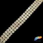 3-Row Crystal Rhinestone Trim, A-003