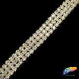 3-Row Crystal Rhinestone Trim, A-003