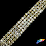 4-Row Crystal Rhinestone Trim, A-004