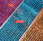 12-Row Pyramid Cut Square Stud Plastic Banding, PSB-010