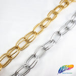 5/8" Double Linked Oval Cable Chain, CH-107