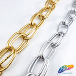 5/8" Double Linked Oval Cable Chain, CH-107