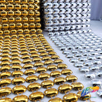 8-Row Oval Stud Plastic Banding, PSB-005