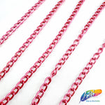 3/8" Metallic Pink Cable Chain, CH-108
