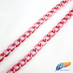 3/8" Metallic Pink Cable Chain, CH-108