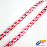 3/8" Metallic Pink Cable Chain, CH-108