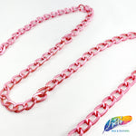 3/8" Metallic Pink Cable Chain, CH-108