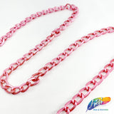 3/8" Metallic Pink Cable Chain, CH-108