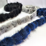 1” Mink Fur Ball Trim on Felt, FT-02