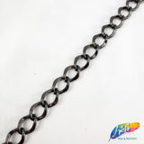 3/8" Curved Rounded Diamond Cable Chain, CH-110
