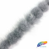 1” Mink Fur Ball Trim on Felt, FT-02