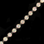 1/2” Color AB Glitterback Stone Plastic Stud Trim, PST-085