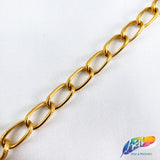 1/4" Curved Oval Metallic Cable Chain, CH-113