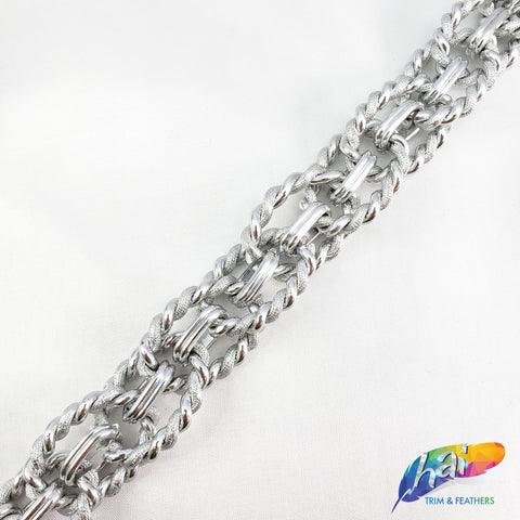 3/4" Braided Oval Cable Chain, CH-114