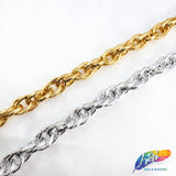 1/2" Double Braided Metallic Cable Chain, CH-102