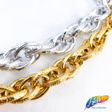 1/2" Double Braided Metallic Cable Chain, CH-102