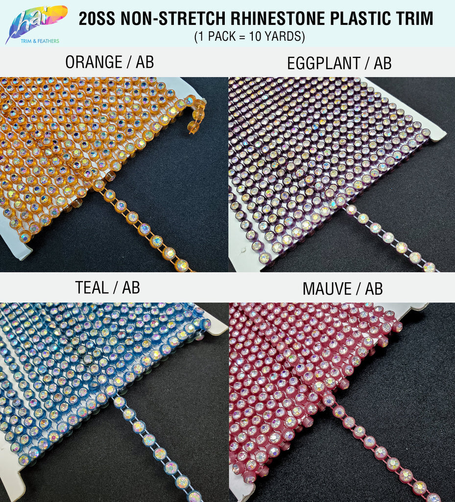 Rhinestone Single Row Trim