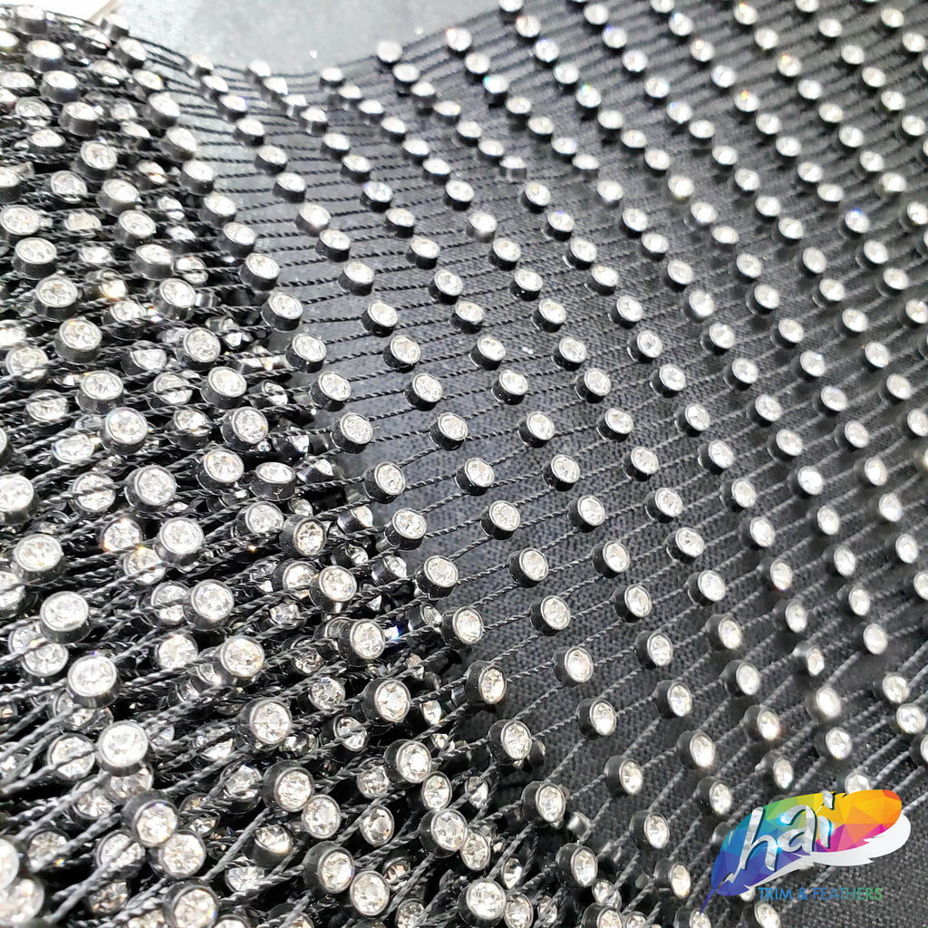 Stretch Rhinestone Trims 5 1/4