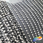 5 1/4" Stretch Rhinestone Mesh Trim