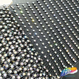 5 1/4" Stretch Rhinestone Mesh Trim