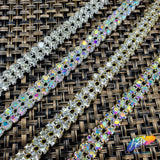 2-Row Crystal Rhinestone Trim, A-002