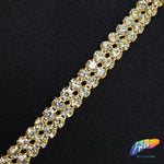 2-Row Crystal Rhinestone Trim, A-002