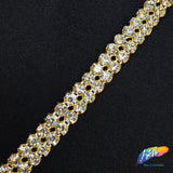 2-Row Crystal Rhinestone Trim, A-002