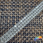 3-Row Crystal Rhinestone Trim, A-003