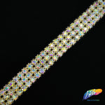 3-Row Crystal Rhinestone Trim, A-003