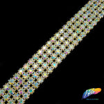 4-Row Crystal Rhinestone Trim, A-004