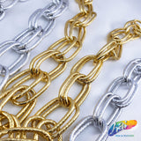 5/8" Double Linked Oval Cable Chain, CH-107