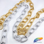 5/8" Double Linked Oval Cable Chain, CH-107