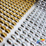 8-Row Oval Stud Plastic Banding, PSB-005
