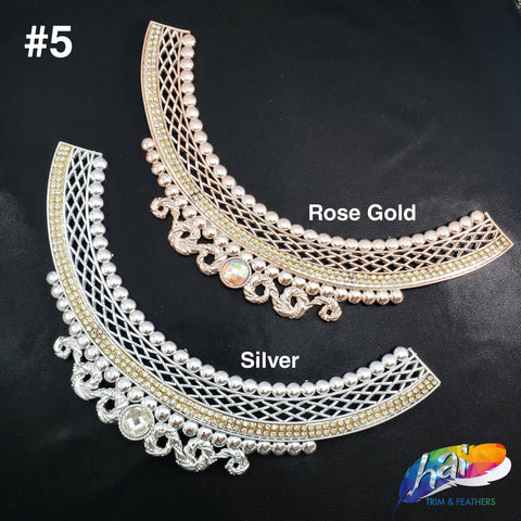 Metallic Plastic Resin Applique, NAS-014