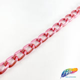 3/8" Metallic Pink Cable Chain, CH-108