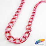 3/8" Metallic Pink Cable Chain, CH-108