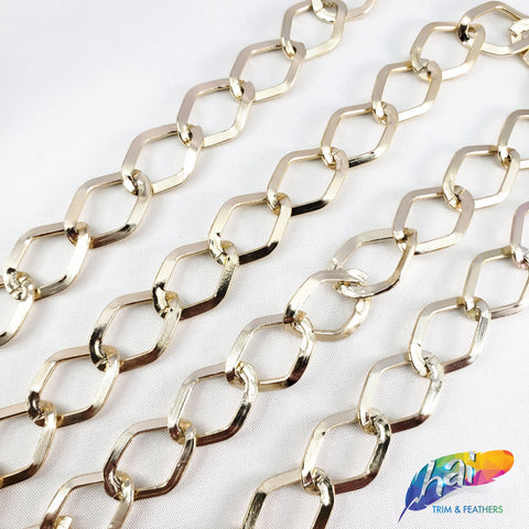 1/2" Gold Diamond Cable Chain, CH-111