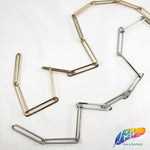 1/4" Long Oval Metallic 'Paper Clip' Cable Chain, CH-112