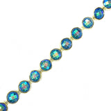 1/2” Color AB Glitterback Stone Plastic Stud Trim, PST-085